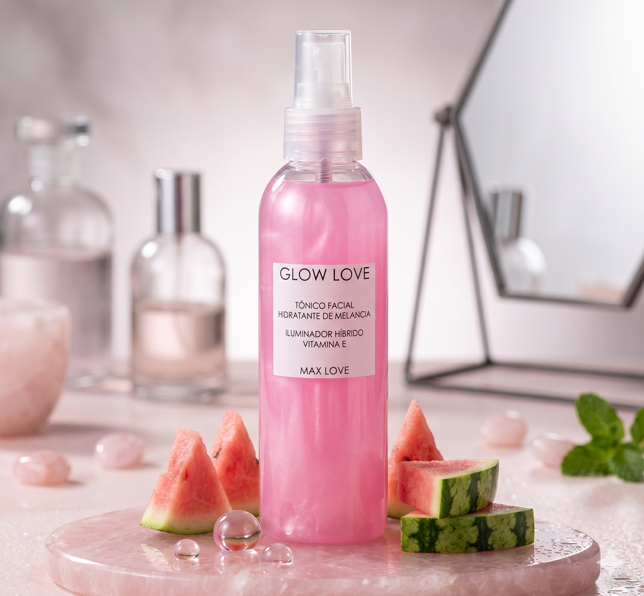 Tônico Facial Hidratante Glow Love Melancia Max Love